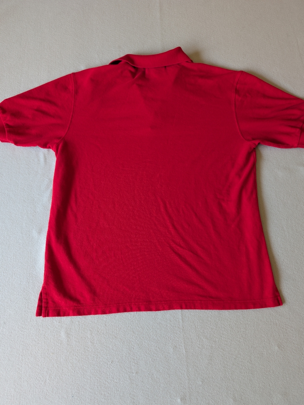 Masters Collection 100% Cotton Mens Golf Polo Shirt Red Sz L Embroidered - Picture 9 of 9